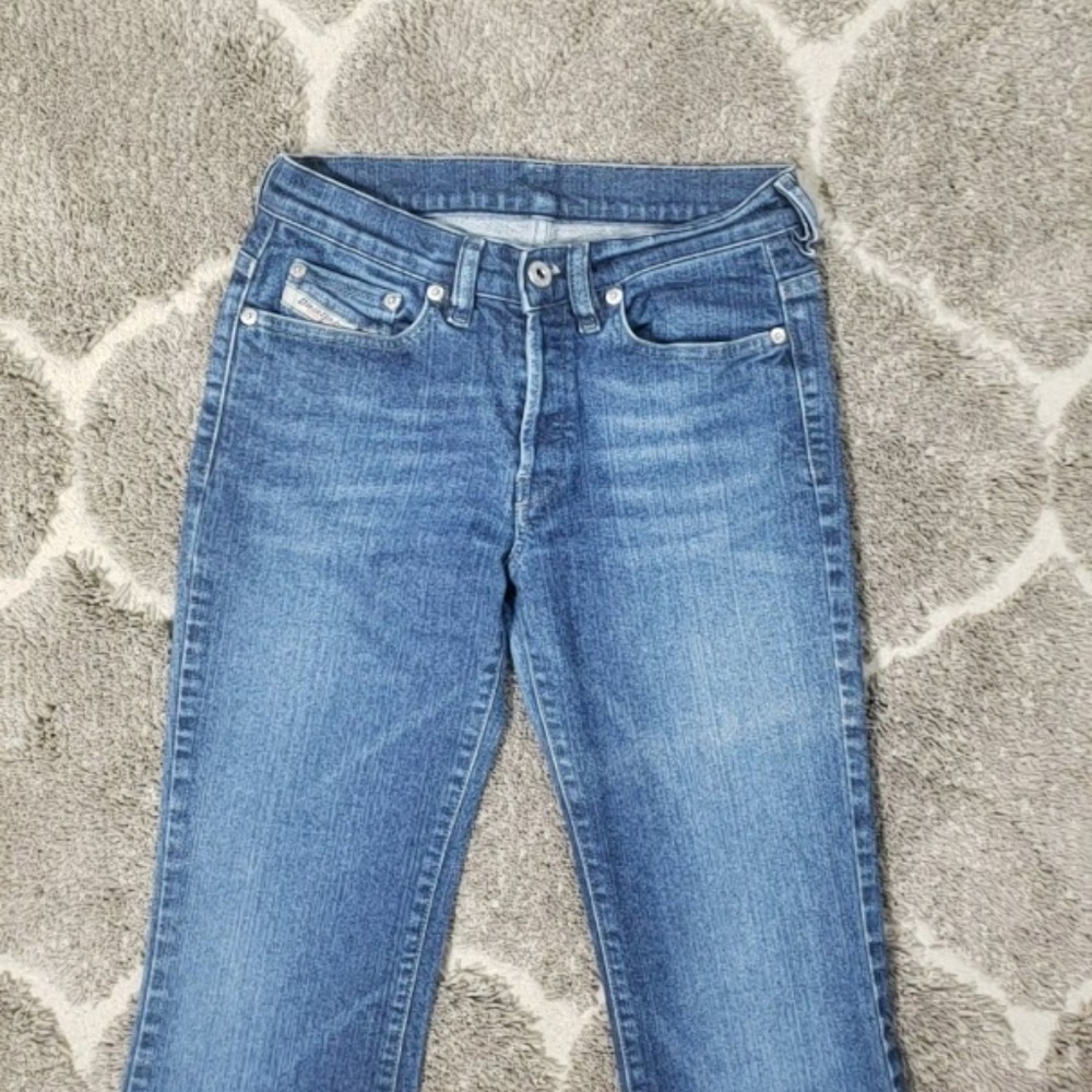 Vintage Diesel Daze Button Fly Flare Jeans 27 - Picture 3 of 8
